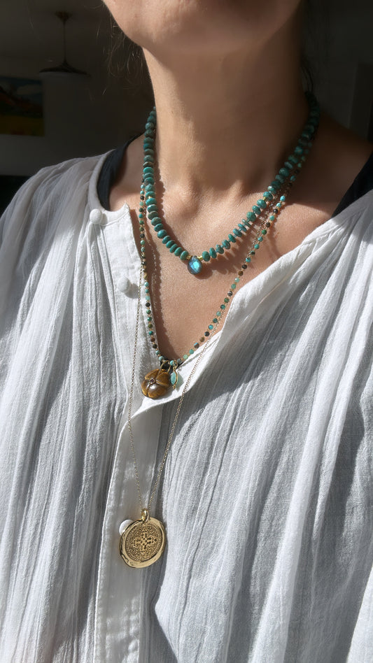 Collier Arizona turquoises