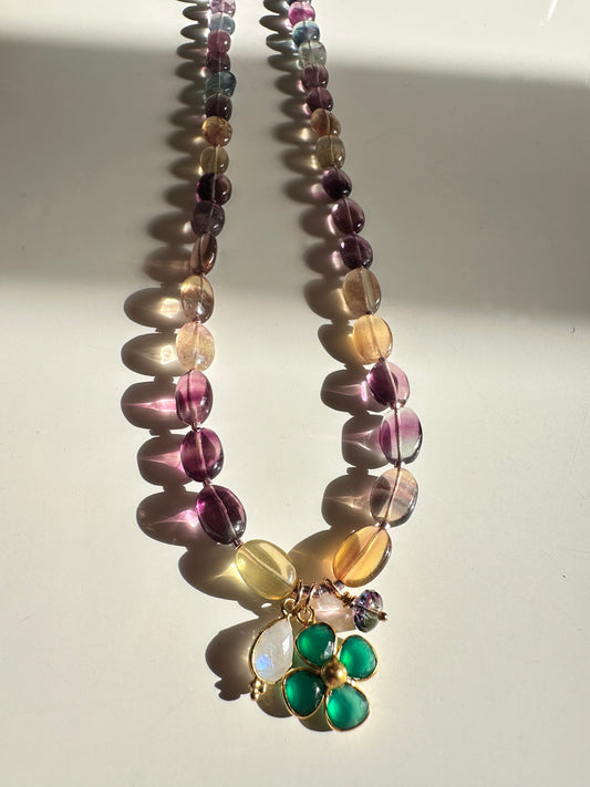 Sautoir Iro Fluorites