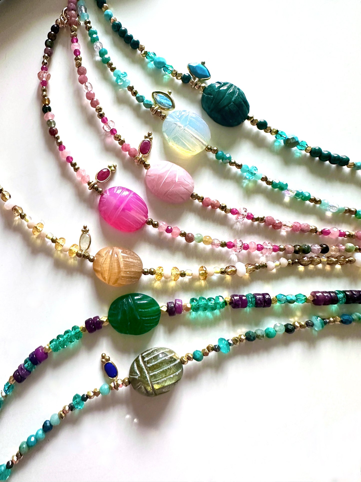 Bracelets KHEPRI & AJNA double tour - Nouveaux coloris