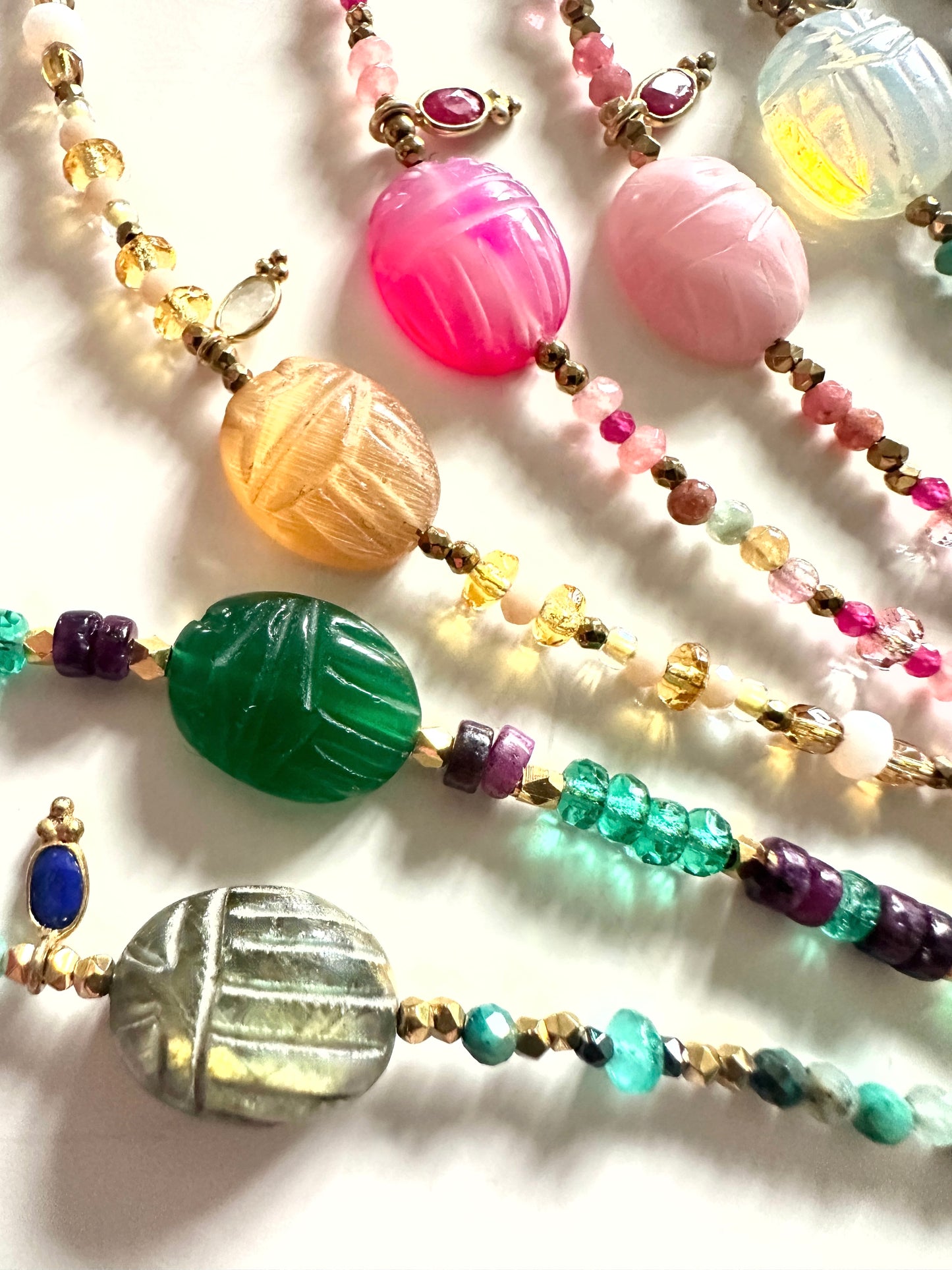 Bracelets KHEPRI & AJNA double tour - Nouveaux coloris
