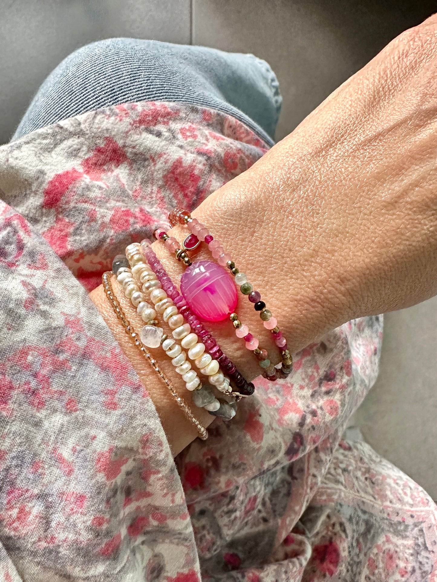 Bracelets KHEPRI & AJNA double tour - Nouveaux coloris