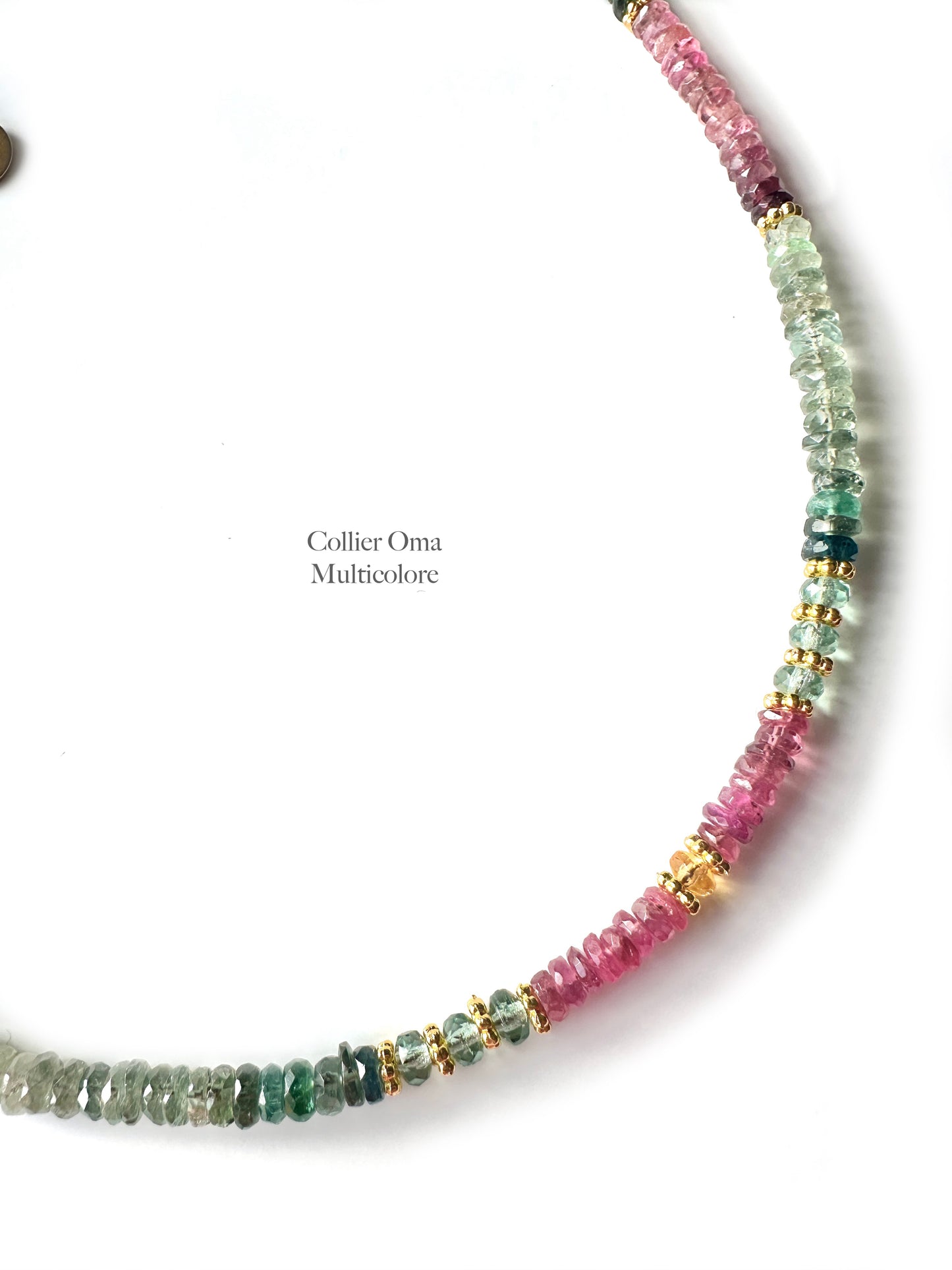 Colliers Oma Tourmalines