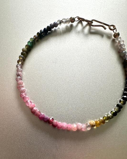 Bracelet Infinite Marga Tourmalines dégradées