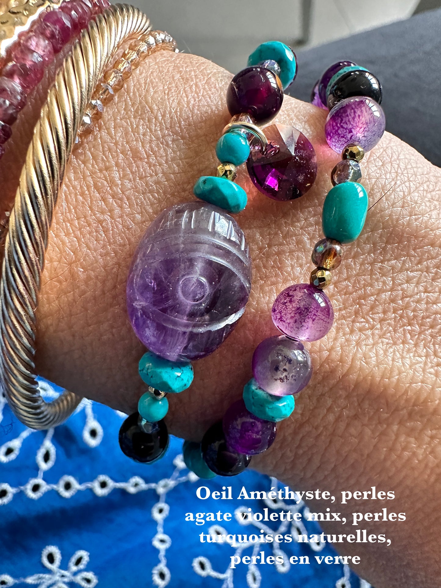Bracelet Khepri SHINE Double tour