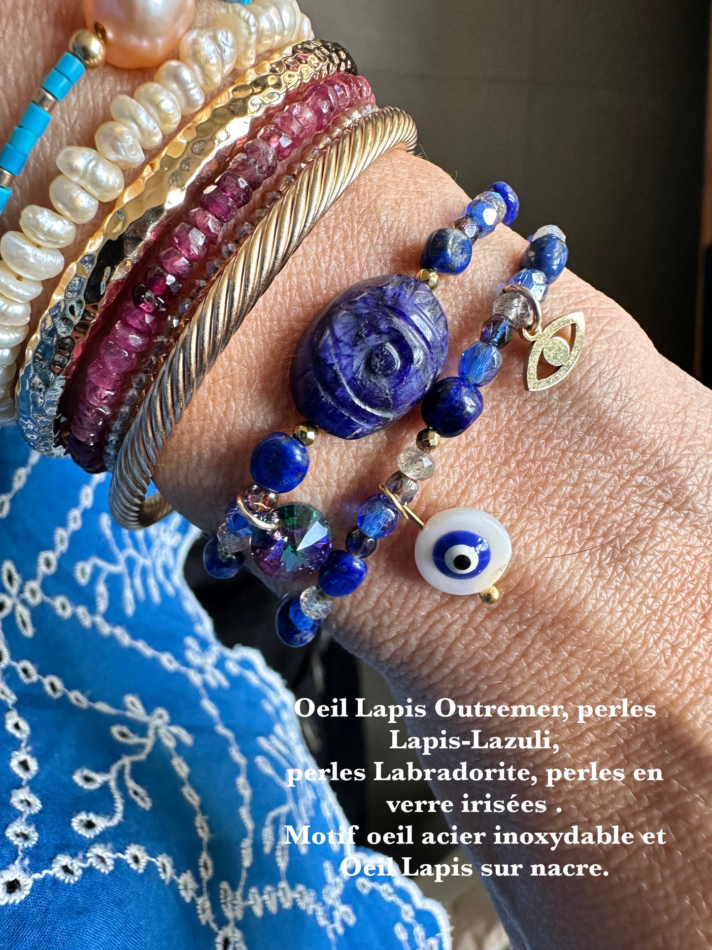 Bracelet Khepri SHINE Double tour