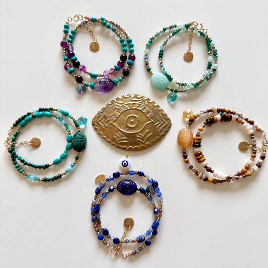 Bracelet Khepri SHINE Double tour