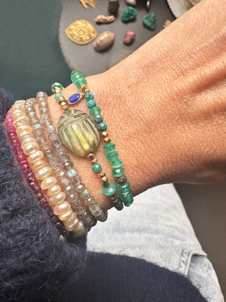 Bracelets KHEPRI & AJNA double tour - Nouveaux coloris