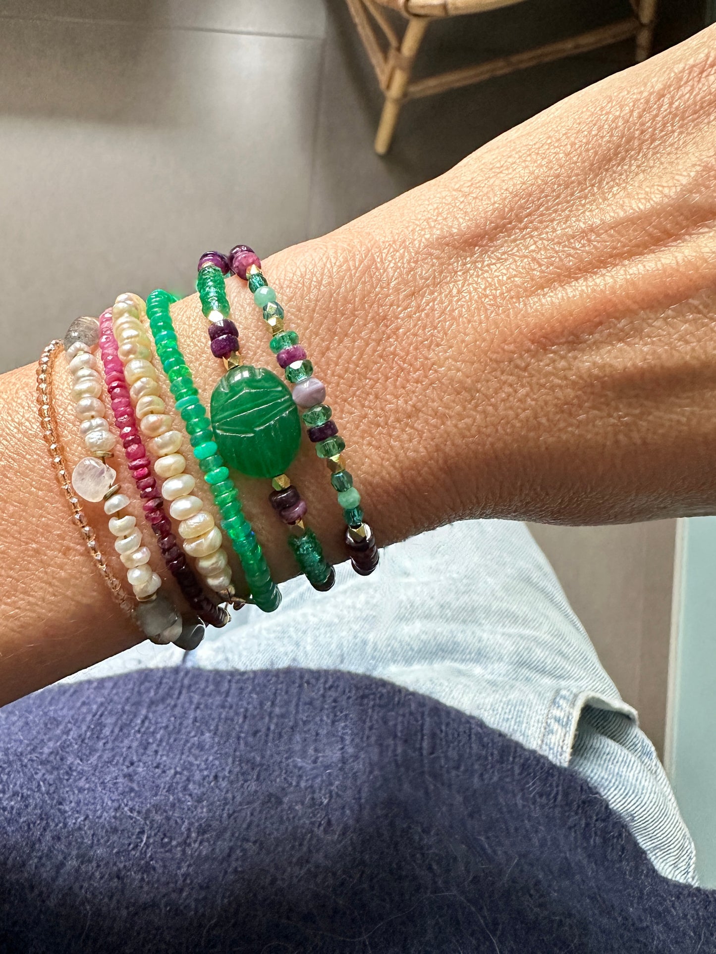 Bracelets KHEPRI & AJNA double tour - Nouveaux coloris