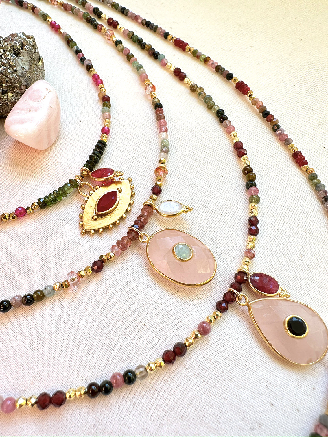Colliers DEVA Tourmalines