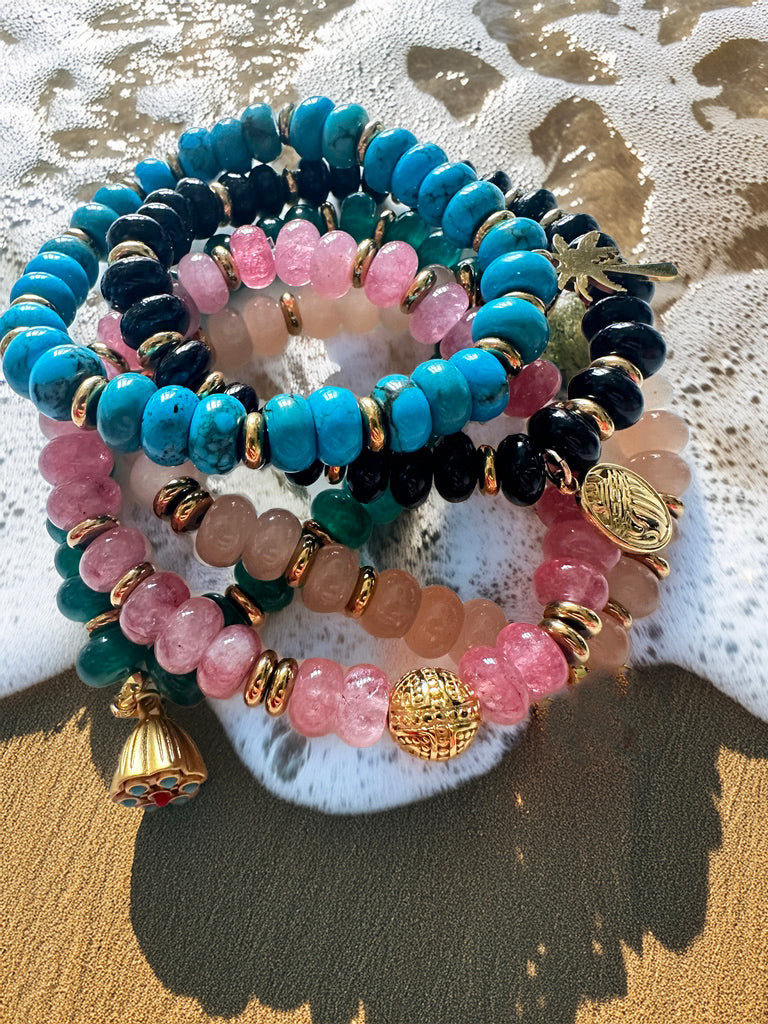 Bracelet Mahani élastique & Charms