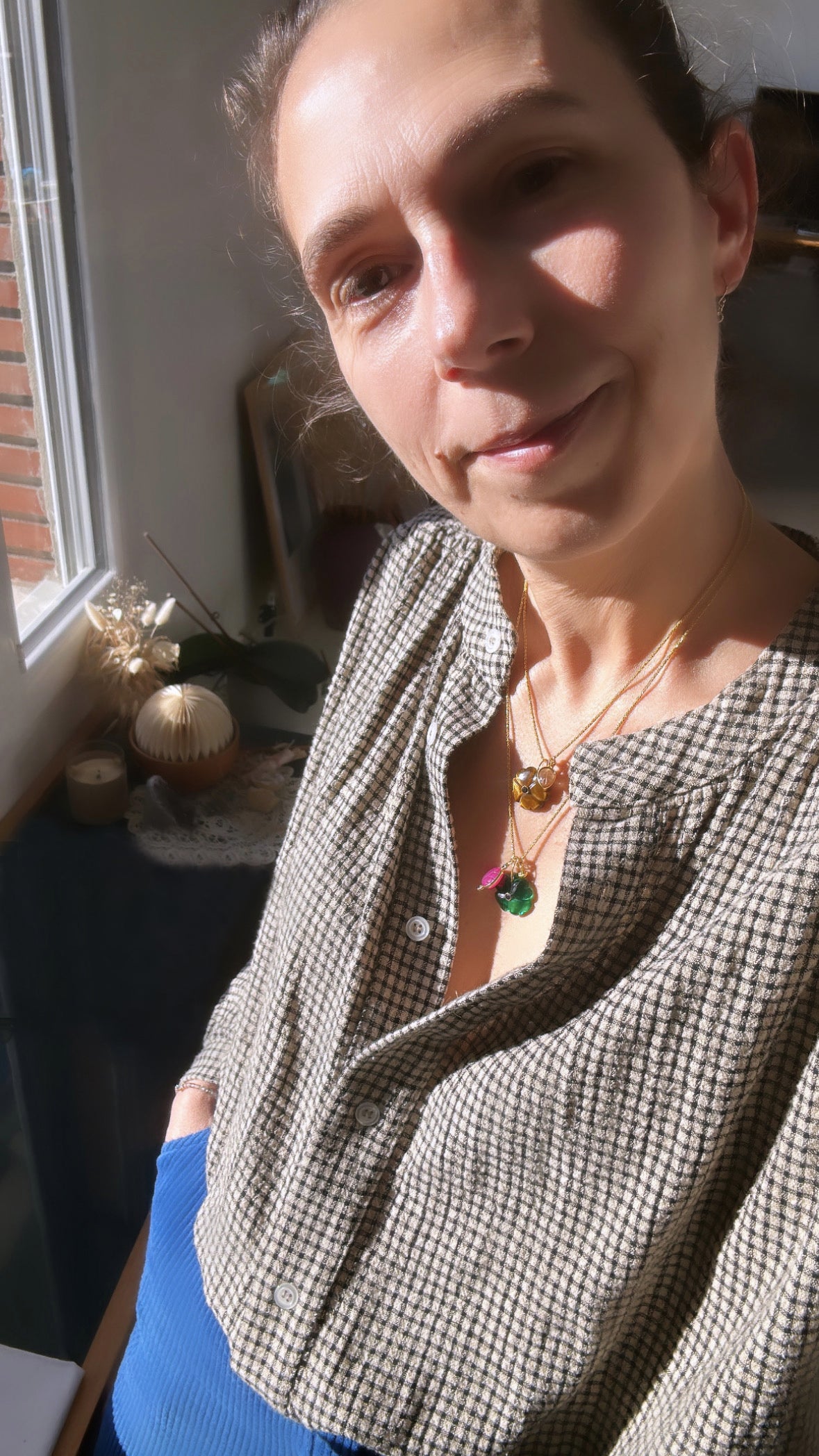 Collier Clover sur chaine