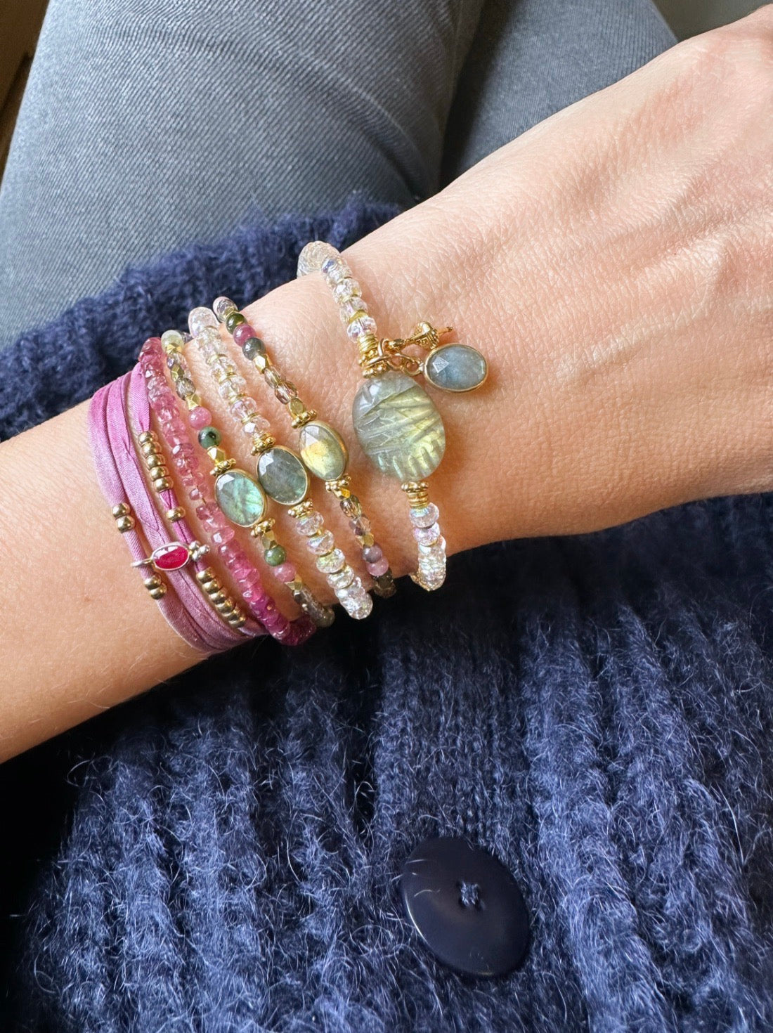 Bracelets KHEPRI perles en verre