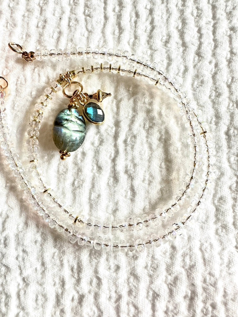 Colliers KHEPRI perles en verre