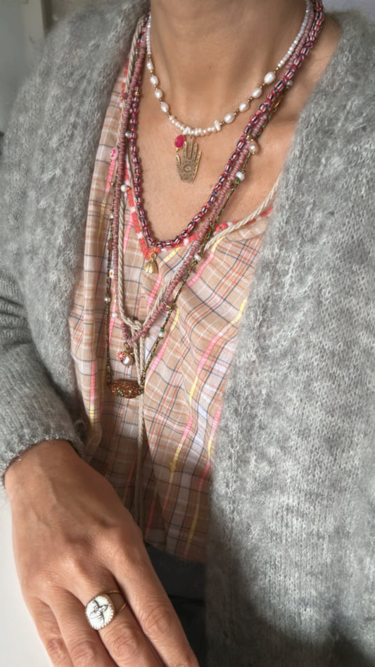 Collier Palm Pearl