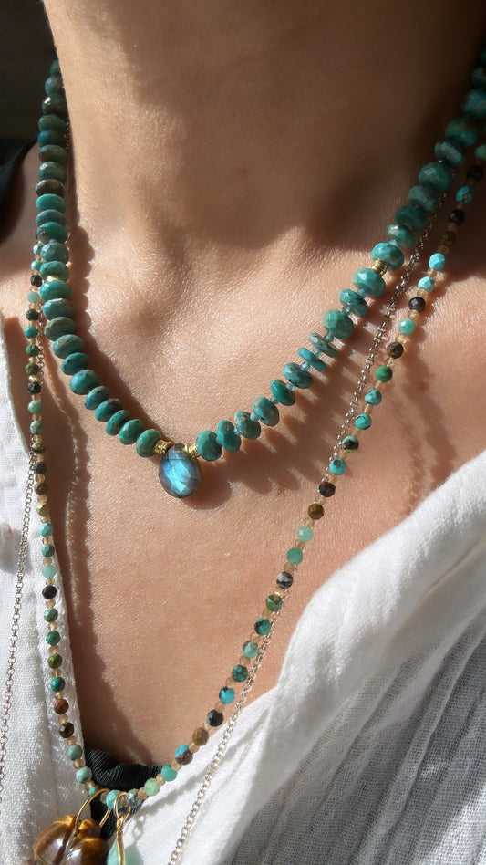Collier Arizona turquoises
