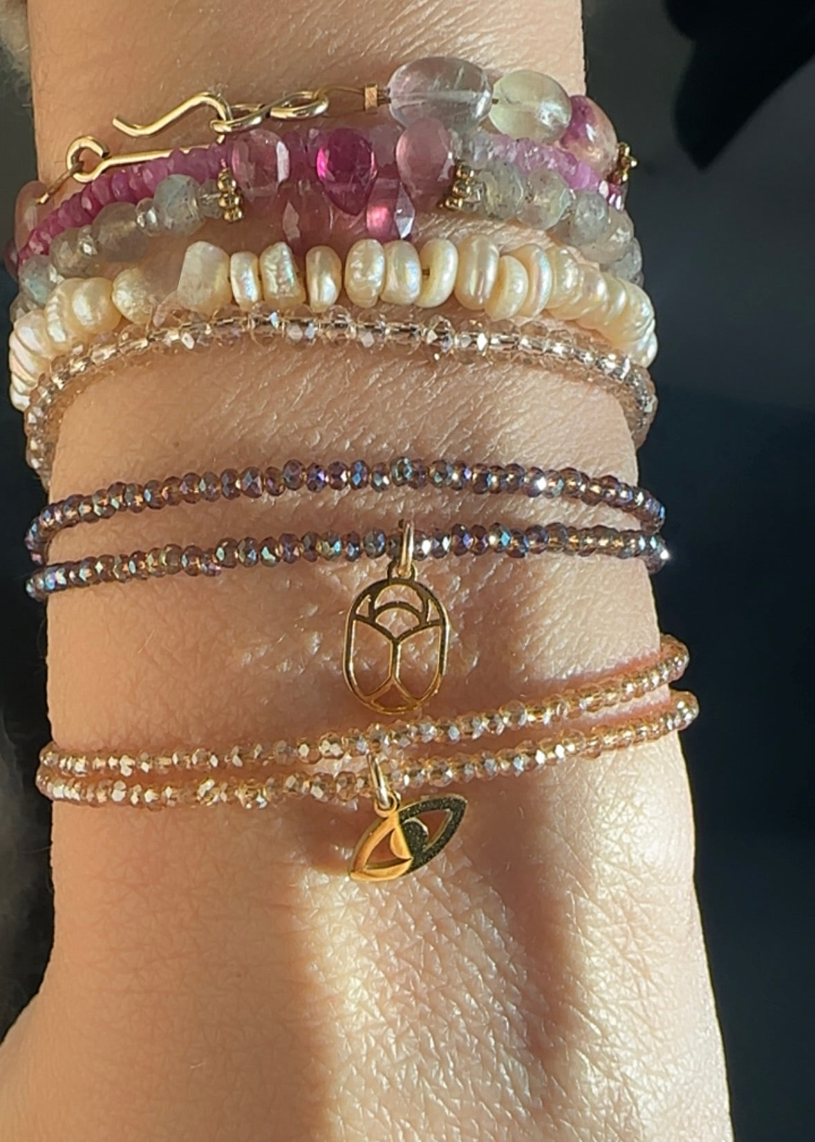 Bracelet Infnite Shine double tour