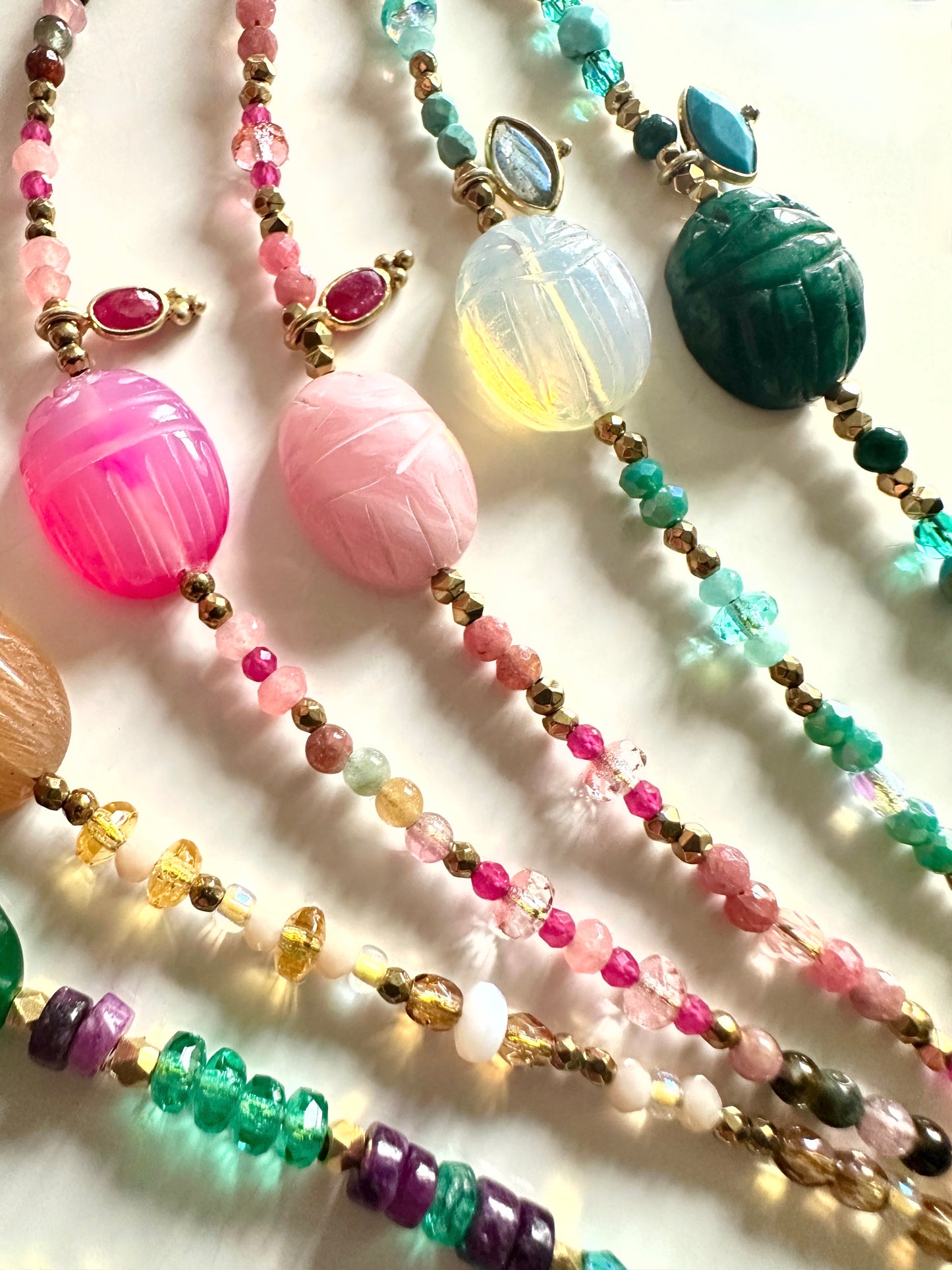 Bracelets KHEPRI & AJNA double tour - Nouveaux coloris