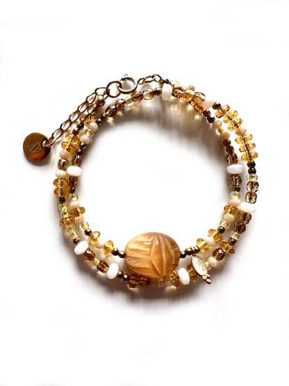 Bracelets KHEPRI & AJNA double tour - Nouveaux coloris