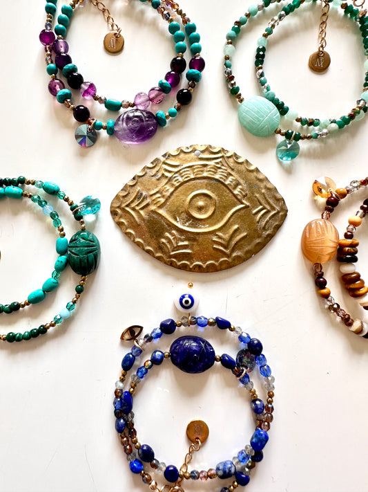 Bracelet Khepri SHINE Double tour