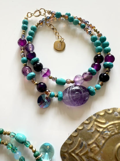 Bracelet Khepri SHINE Double tour