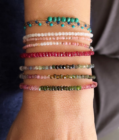 Bracelet Burga en rubis