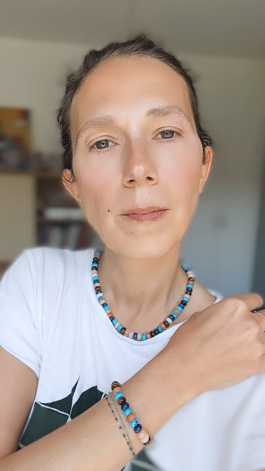 Collier MAHANI mix turquoises