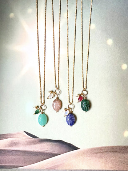 Colliers KHEPRI sur chaine