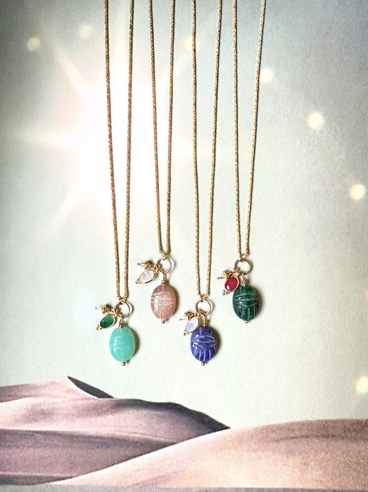 Colliers KHEPRI sur chaine