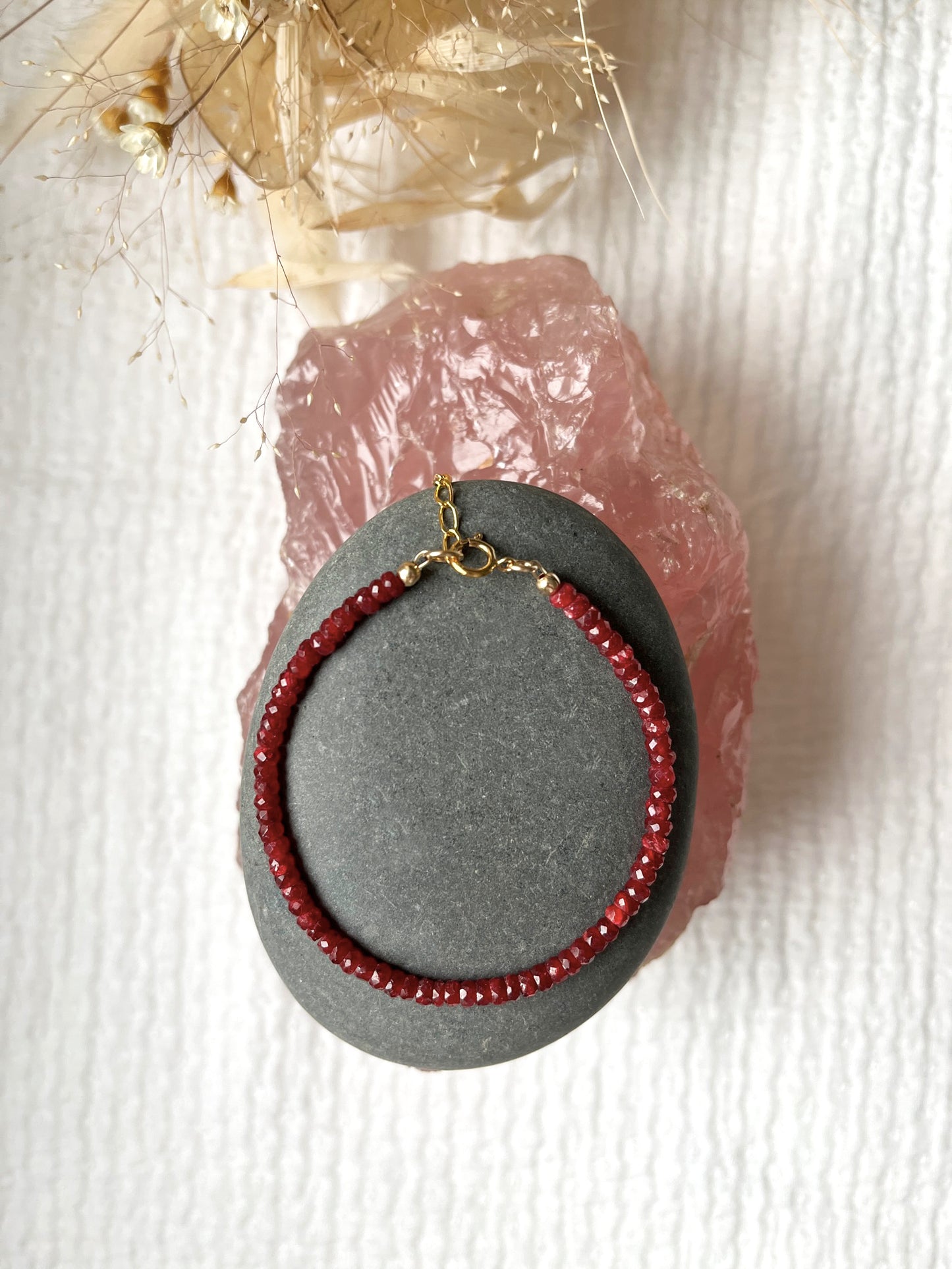 Bracelet Burga en rubis